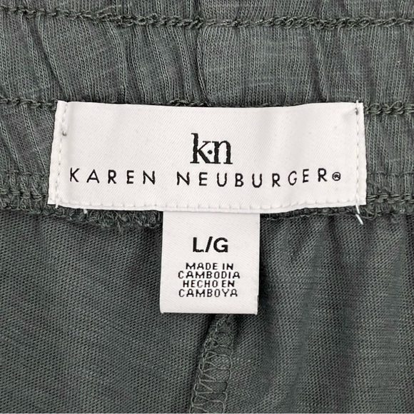Karen Neuburger Gray Lightweight Knit Jogger Lounge Pant Size Large - Picture 6 of 8